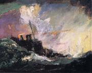 American Destroyer Patrol along the Atlantic frome Art and the Great War Henry Reuterdahl